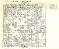 Turtle Creek Township, Thunder Lake, Rice, Pine Island Lake, Mud Lake, Cranberry Lake, Todd County 1925